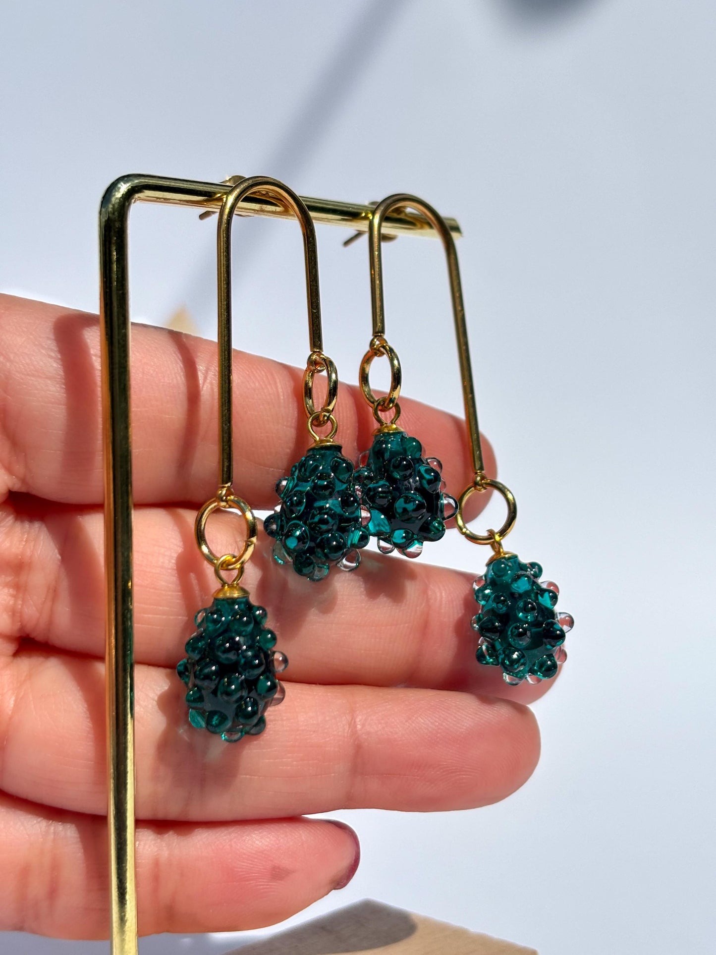 Emerald Tautropfen · Ohrringe