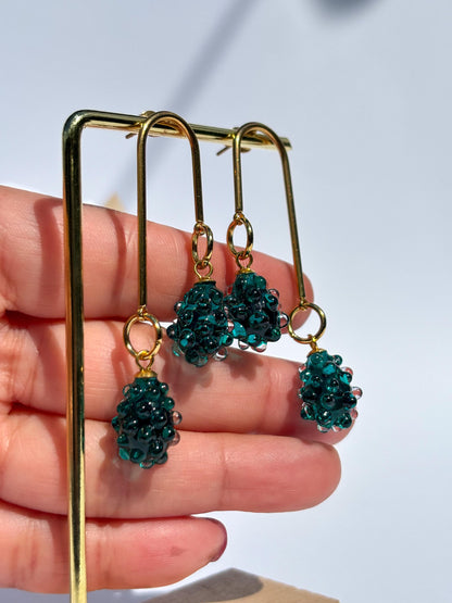 Emerald Tautropfen · Ohrringe