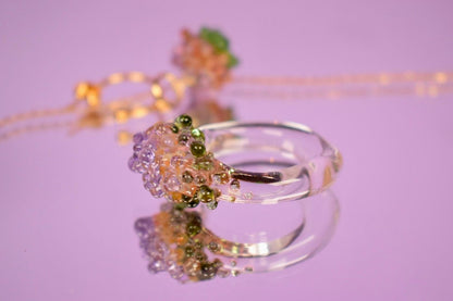 Purple Amber Green Dots · Glasring