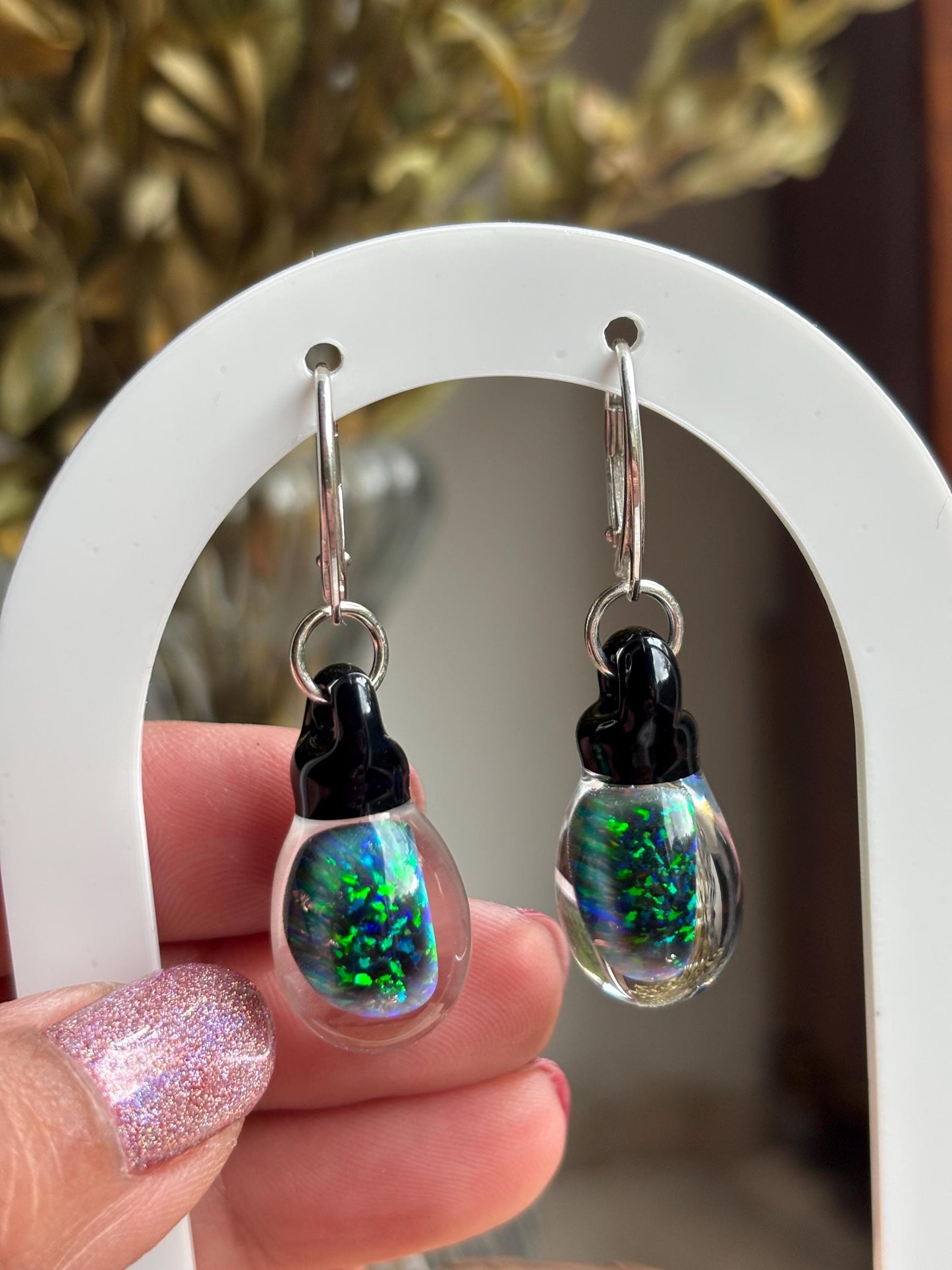 Noir Opal · Ohrringe