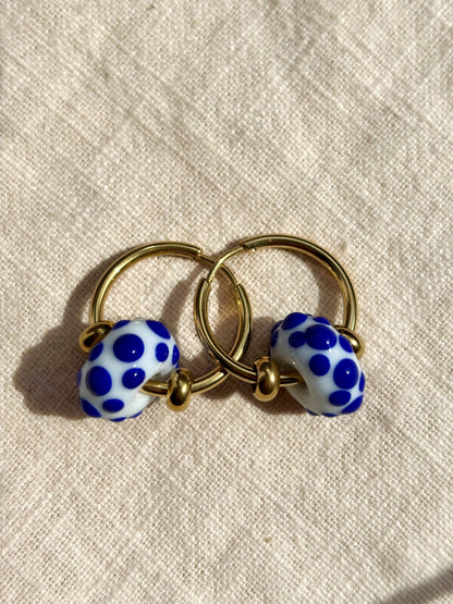 Creolen Lisboa Azul · Ohrringe