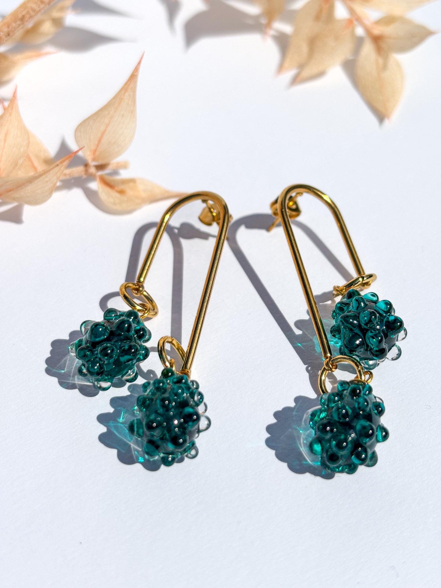 Emerald Tautropfen · Ohrringe