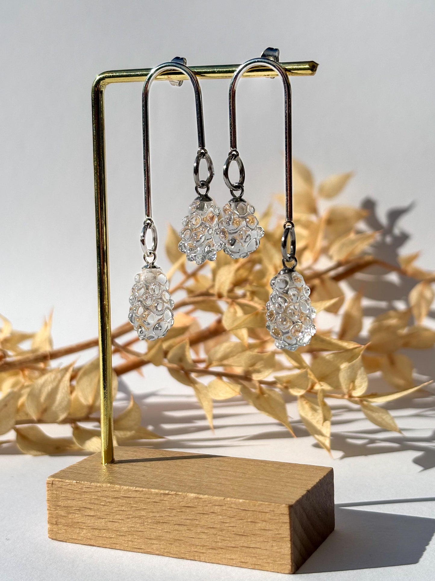 Silber Tautropfen · Ohrringe