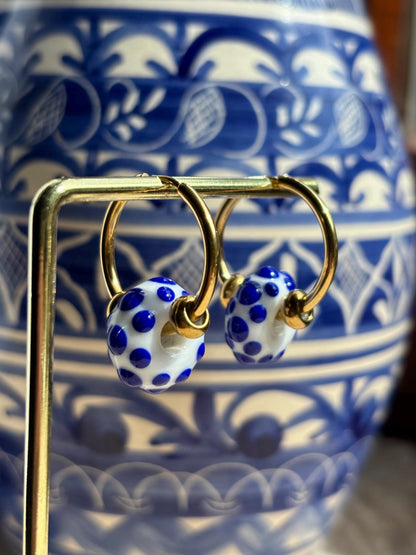 Creolen Lisboa Azul · Ohrringe