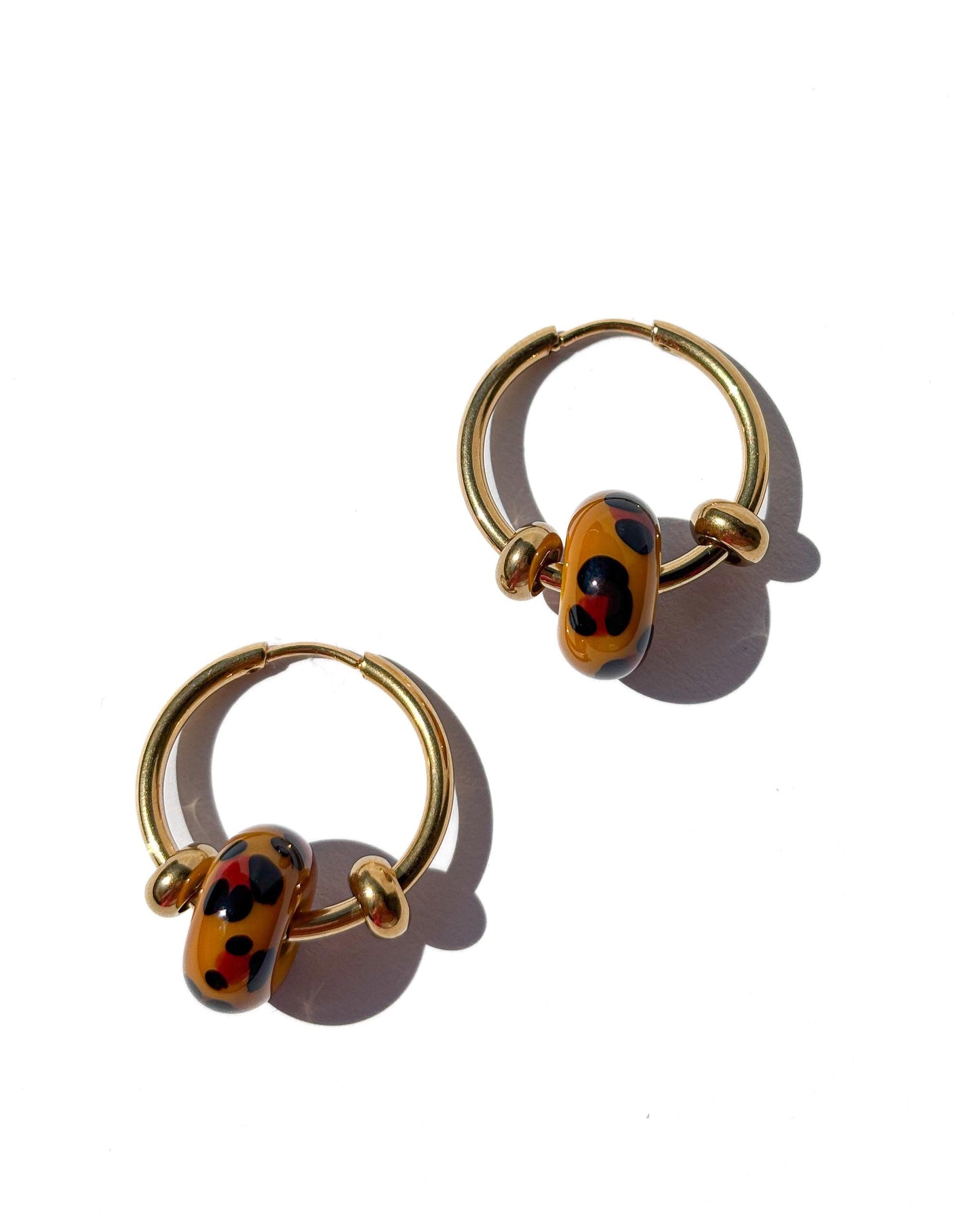 Creolen Leopard Style · Ohrringe