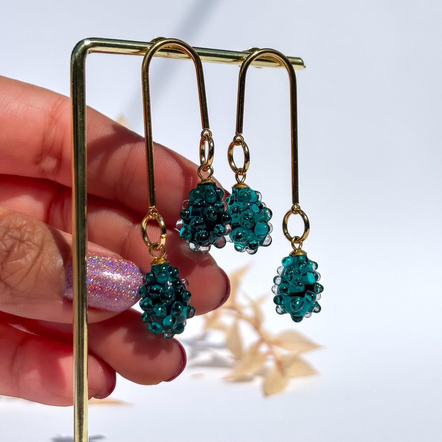 Emerald Tautropfen · Ohrringe