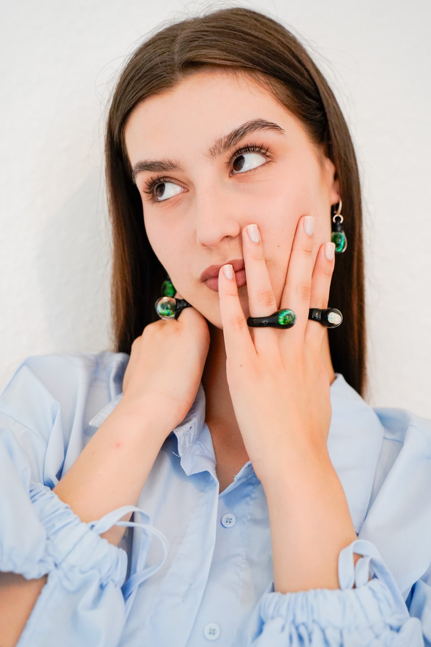 Noir Opal · Glasring