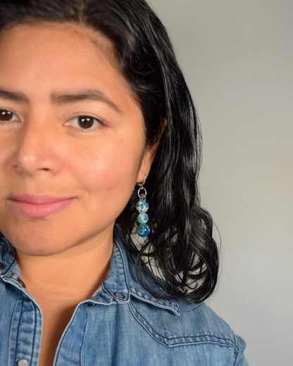 Blue Universe Trio · Ohrringe