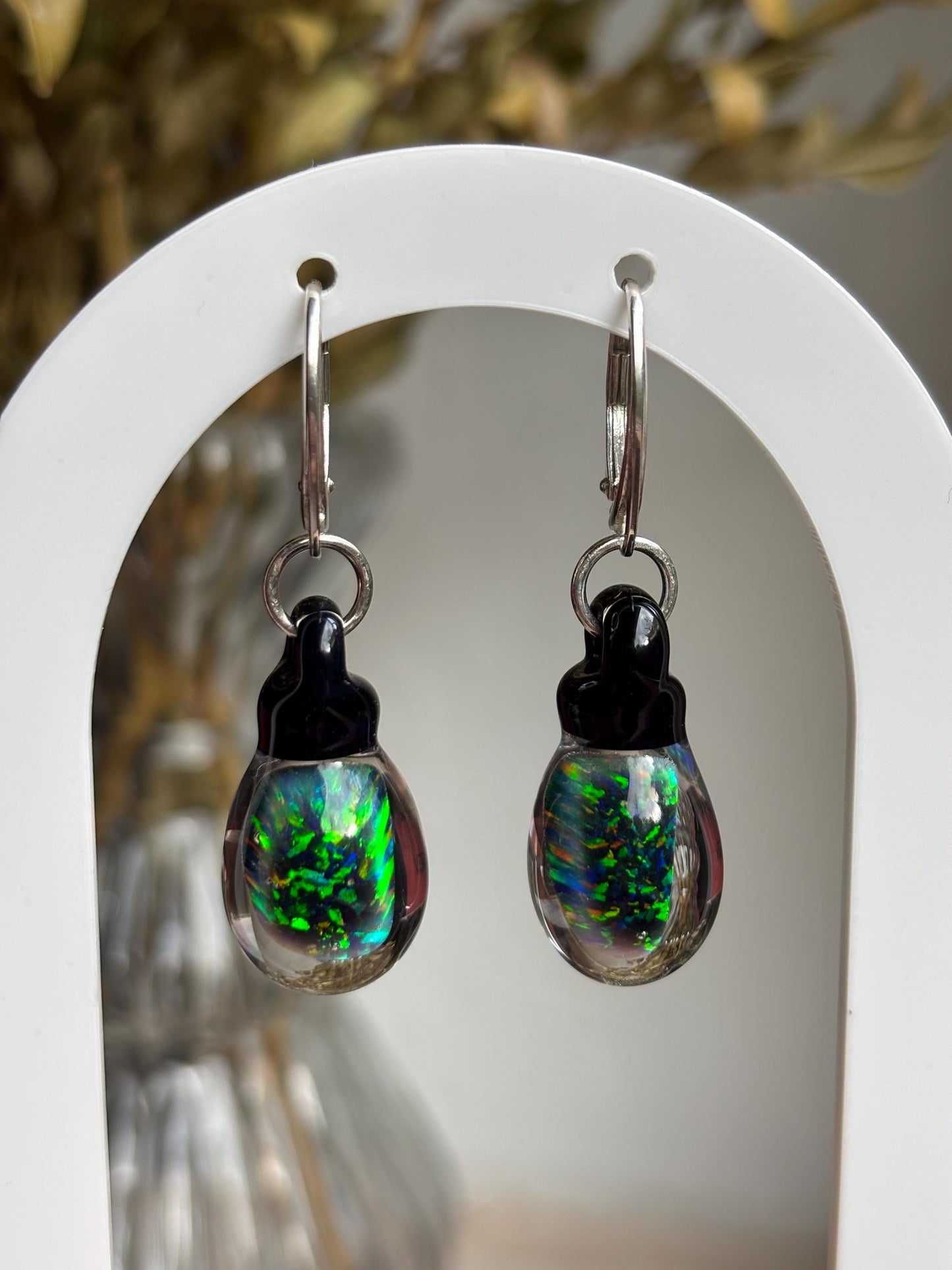 Noir Opal · Ohrringe