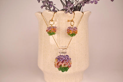 Purple Amber Green Dots · Glasring