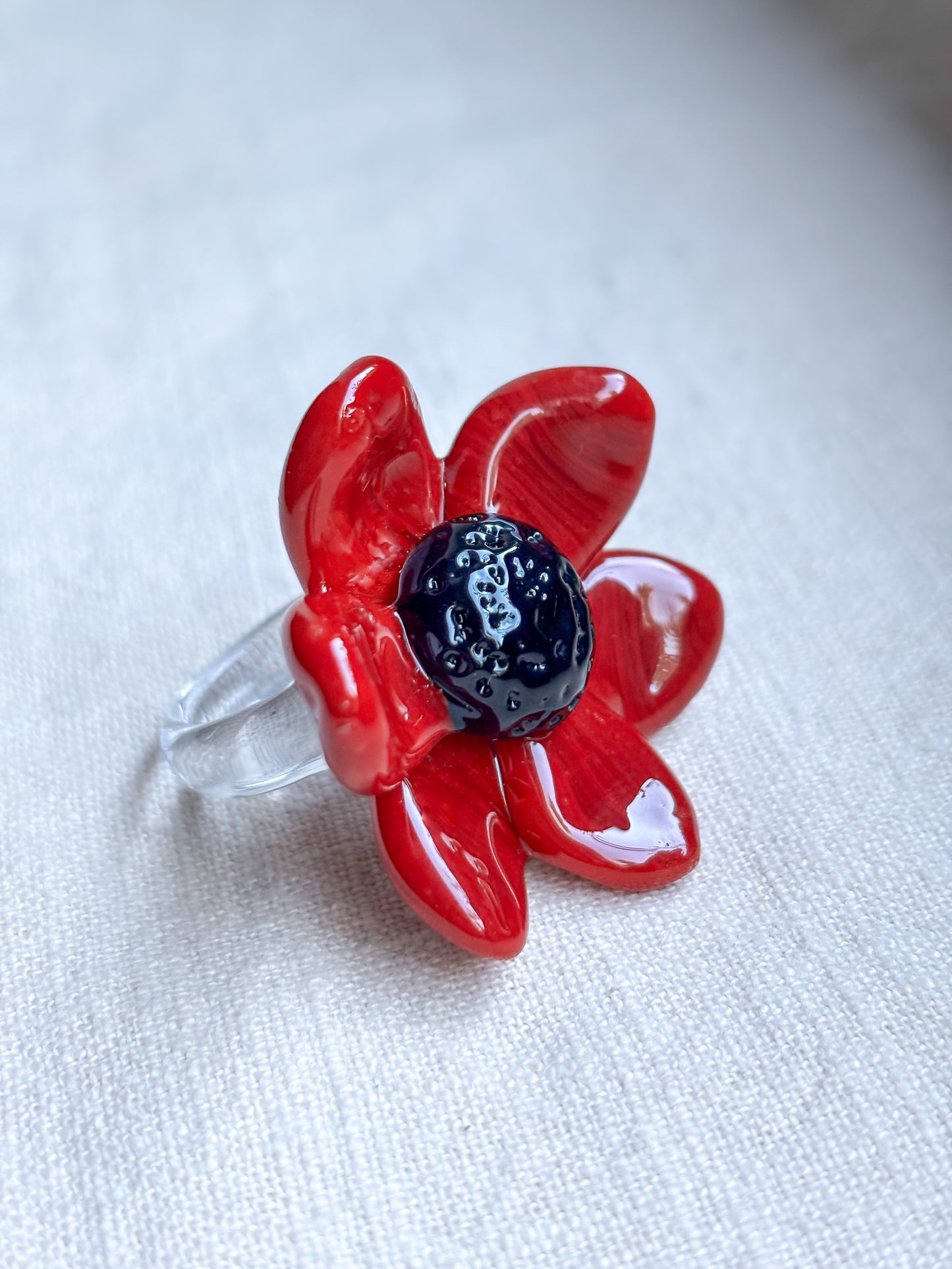 Scarlet Whisper · Set Ohrringe + Ring + Choker