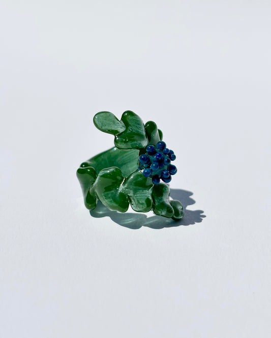 Grünes Blatt · Ring