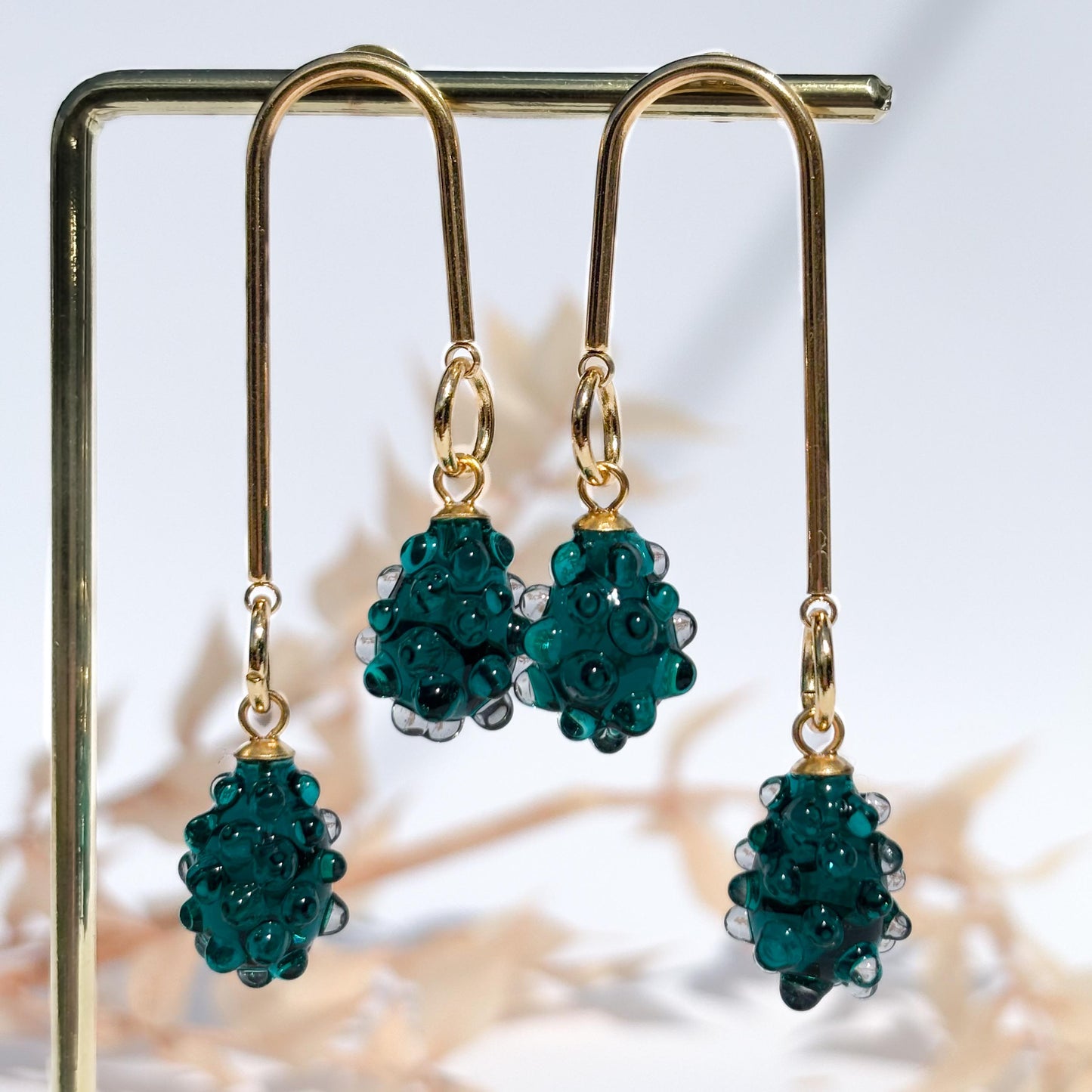 Emerald Tautropfen · Ohrringe