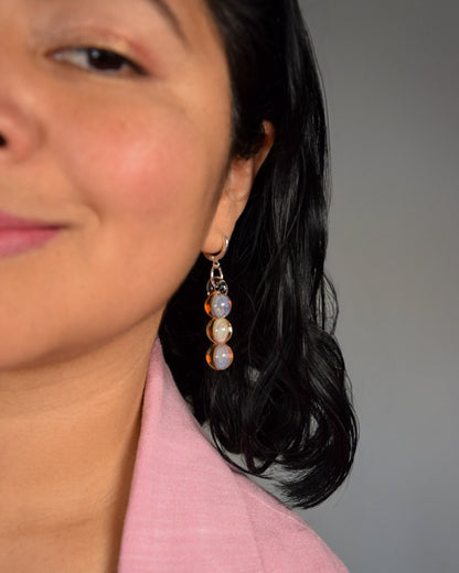 Rosa Universe Trio · Ohrringe