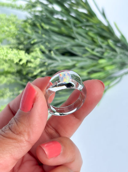 Opal Oval Dome · Glasring