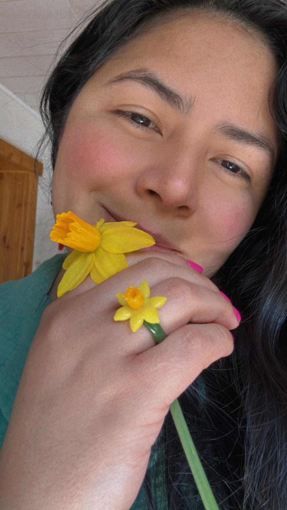 Narzisse · Glasring