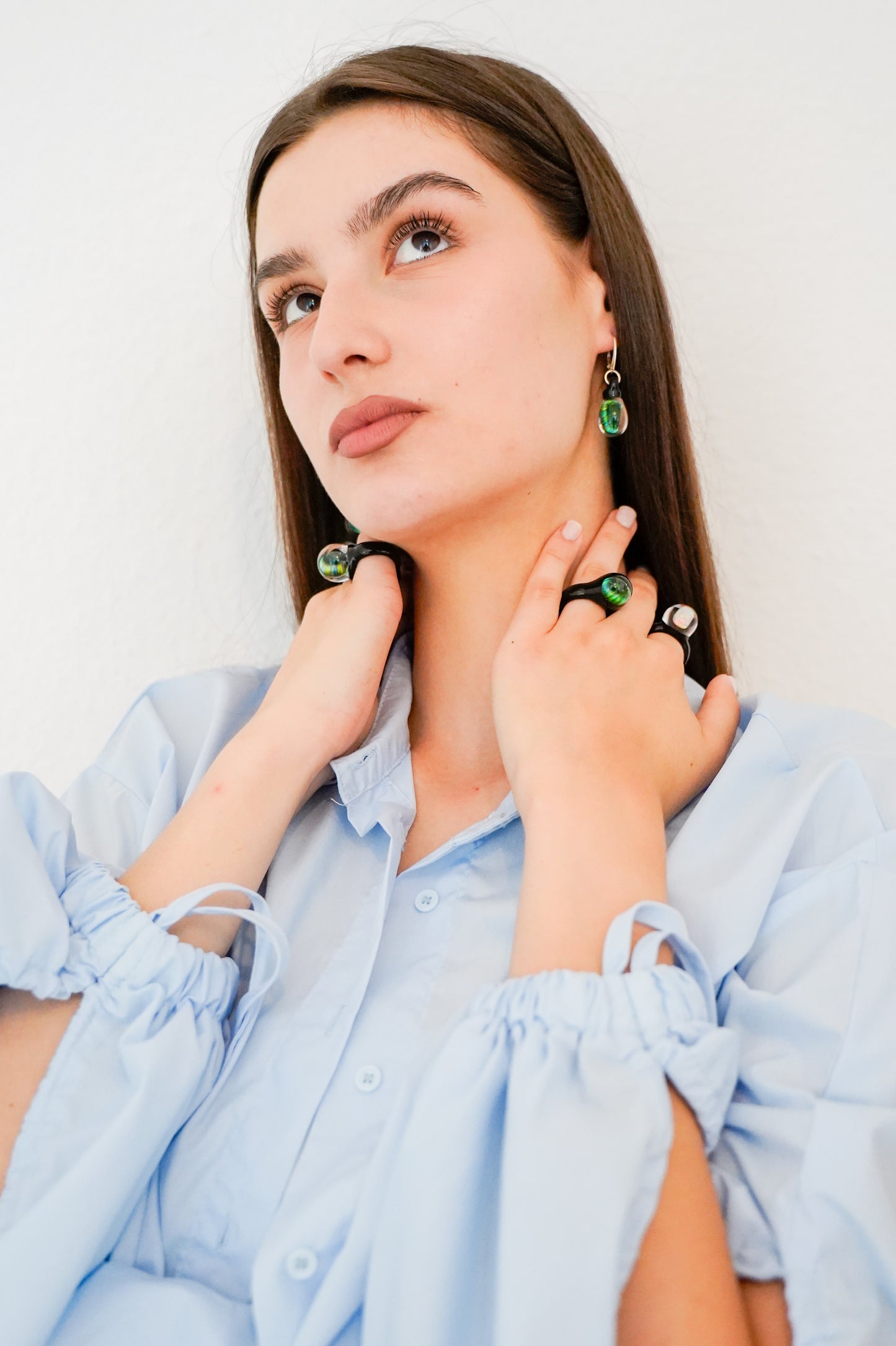 Noir Opal · Glasring