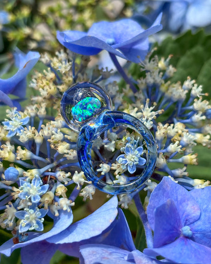 Opal Spherical Dome Blue · Glasring
