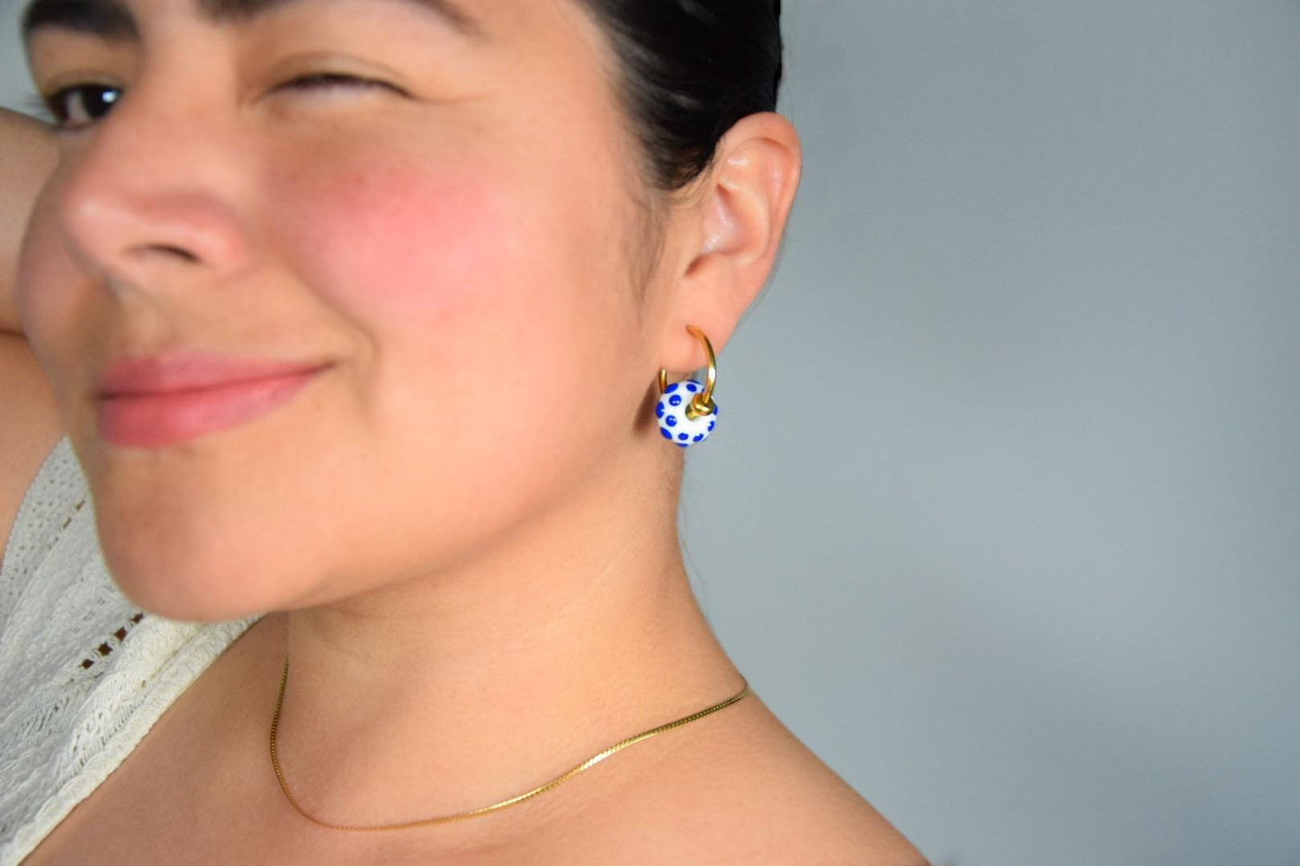 Creolen Lisboa Azul · Ohrringe