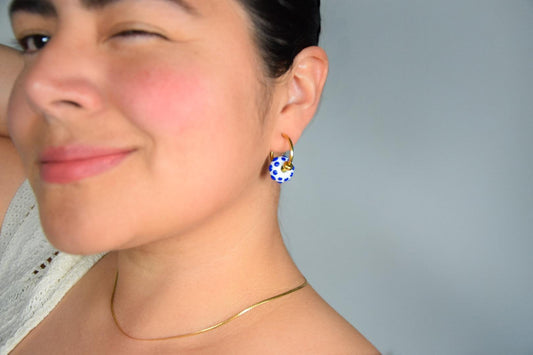 Creolen Lisboa Azul · Ohrringe