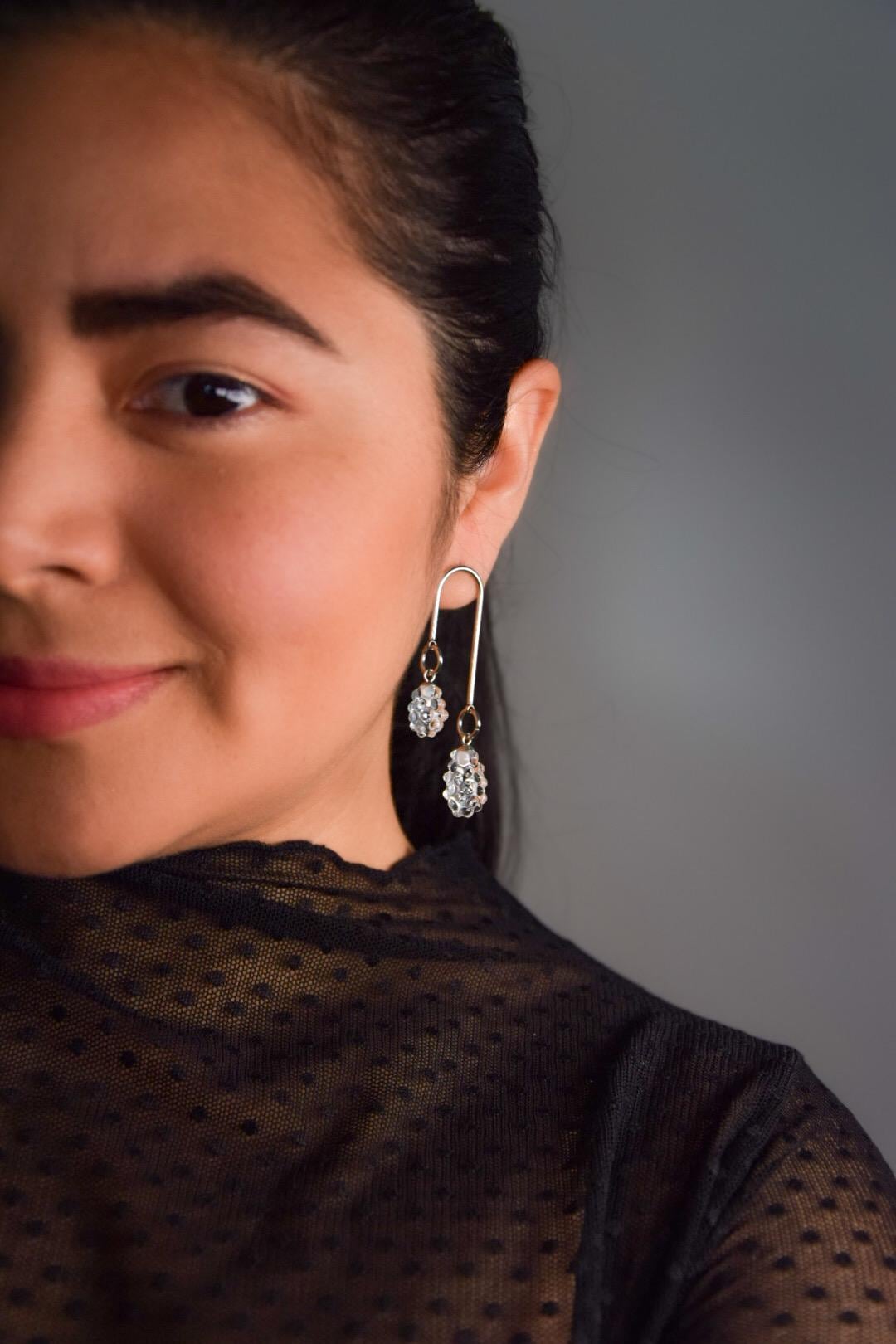 Silber Tautropfen · Ohrringe