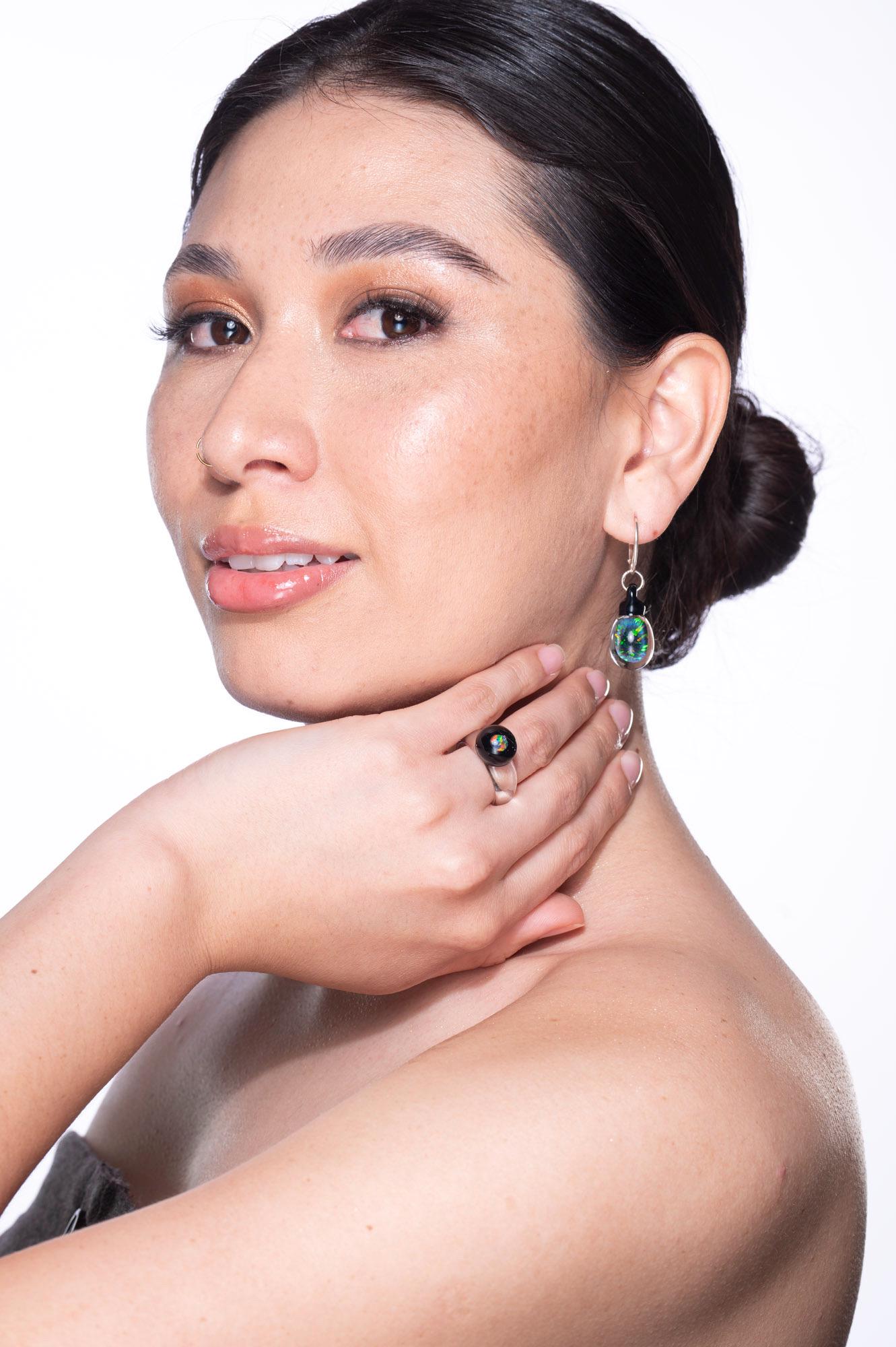 Noir Opal · Ohrringe