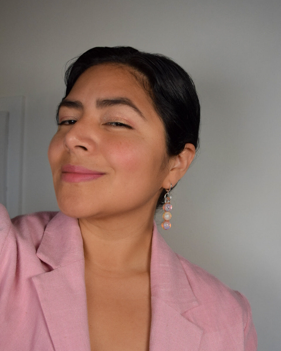 Rosa Universe Trio · Ohrringe