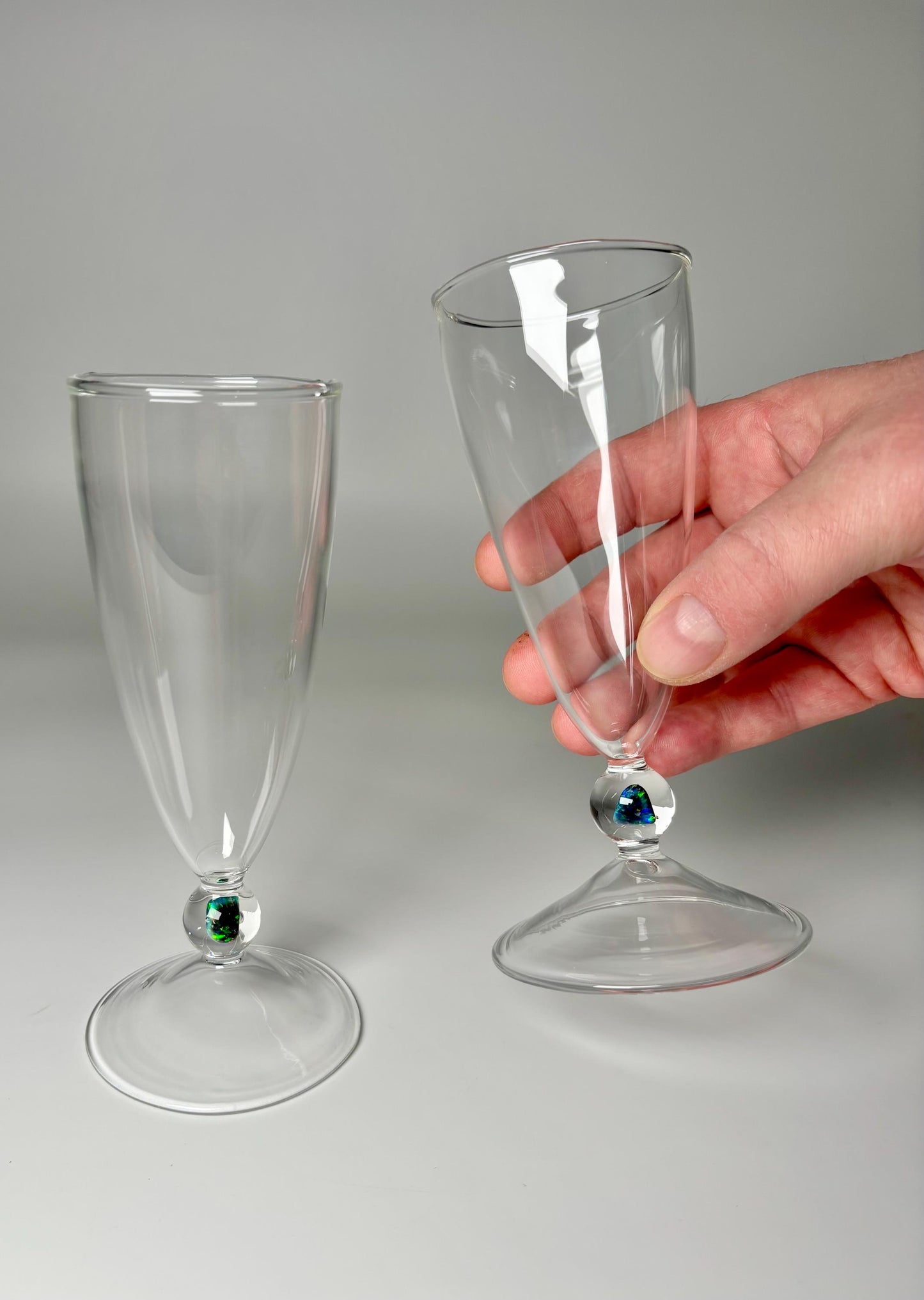 Black Opal Moment · Sektglas