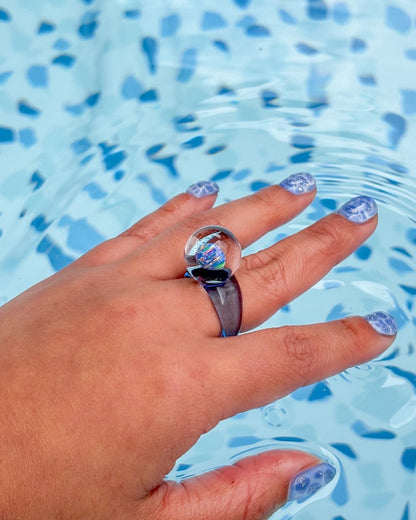 Opal Spherical Dome Blue · Glasring