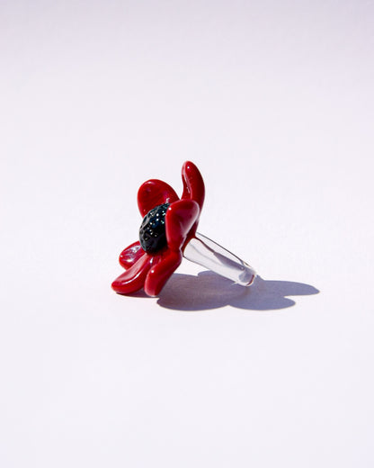 Scarlet Whisper · Set Ohrringe + Ring + Choker