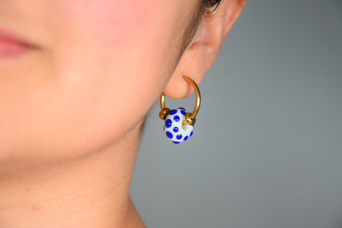 Creolen Lisboa Azul · Ohrringe