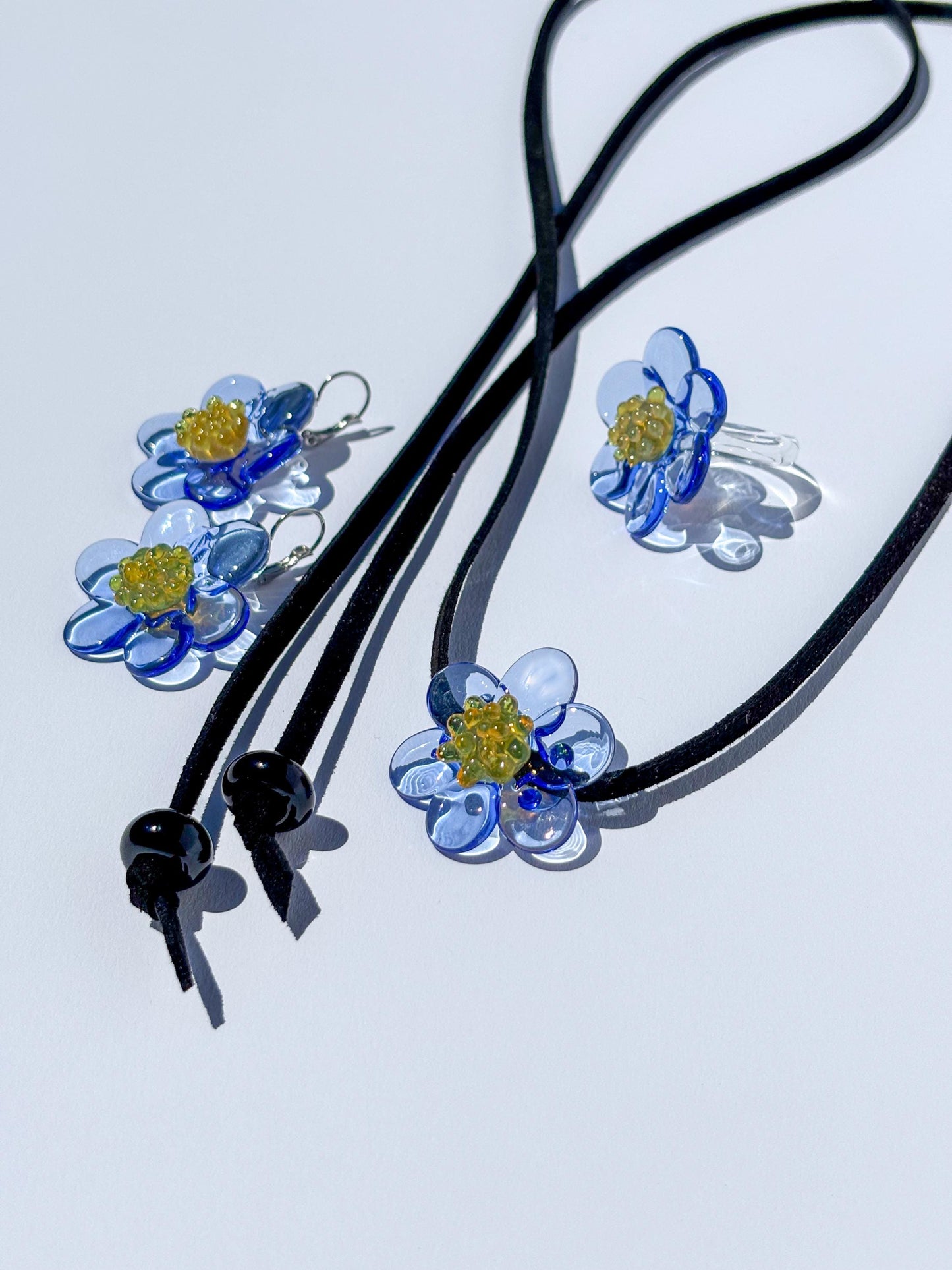 Blue Bloom · Ohrringe