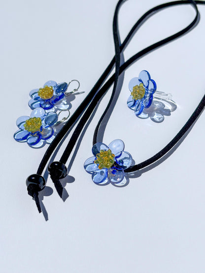 Blue Bloom · Ohrringe