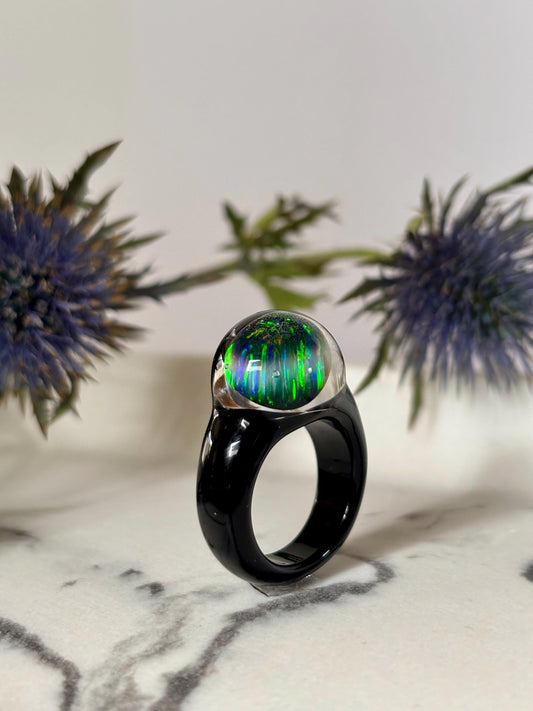 Noir Opal · Glasring