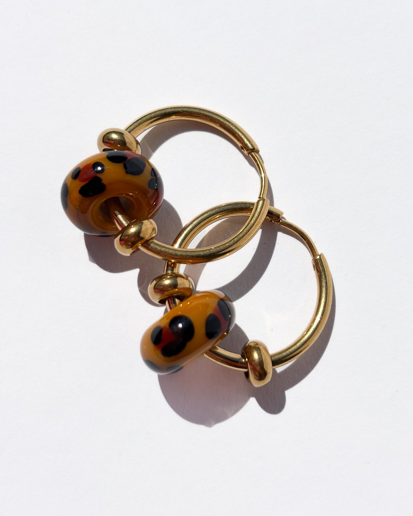 Creolen Leopard Style · Ohrringe