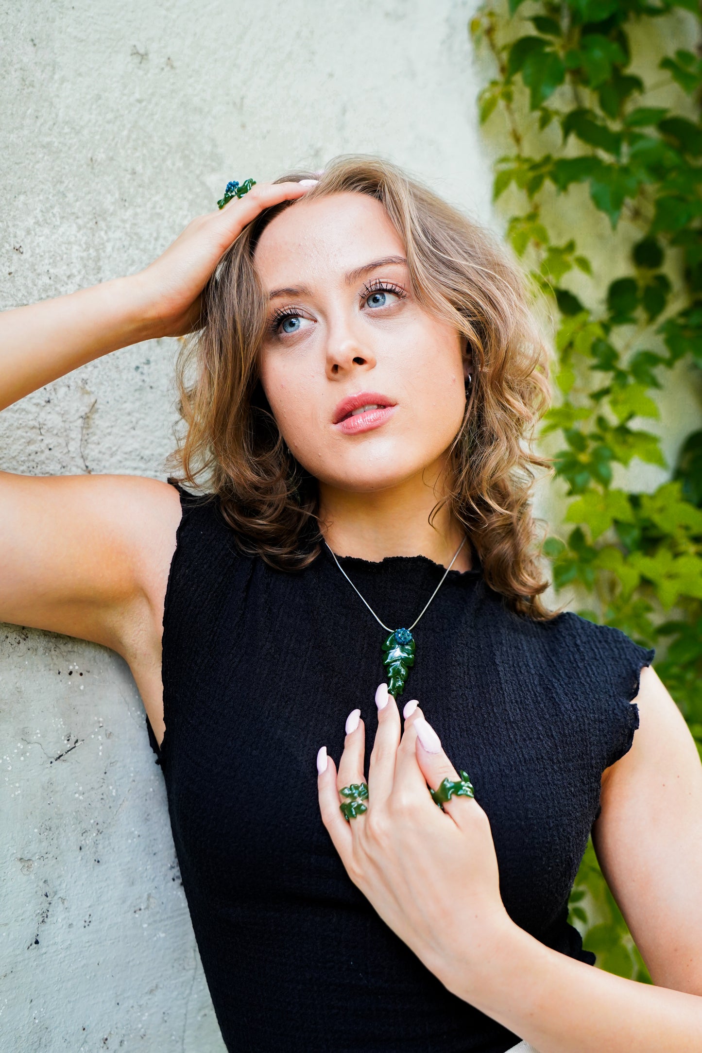 Grünes Blatt · Ring