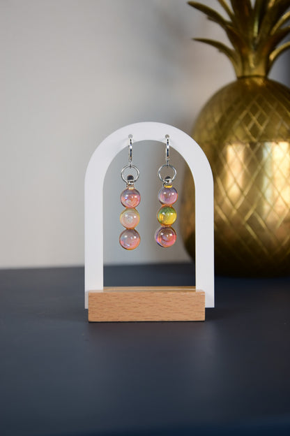 Rosa Universe Trio · Ohrringe