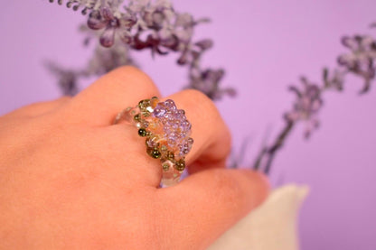 Purple Amber Green Dots · Glasring