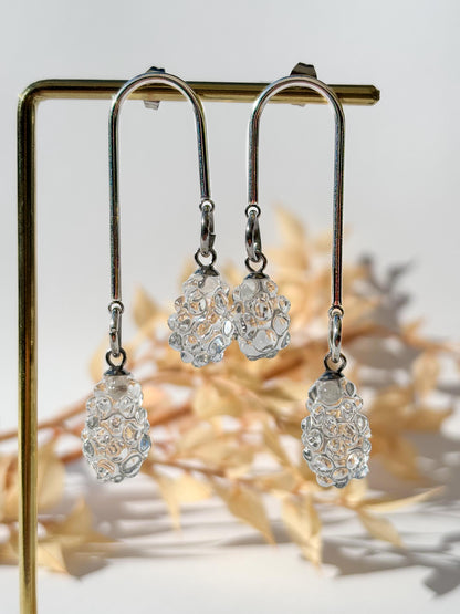 Silber Tautropfen · Ohrringe