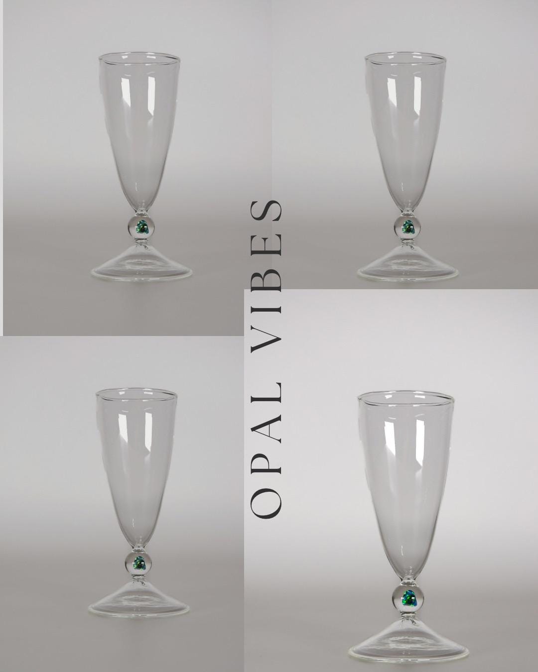 Black Opal Moment · Sektglas