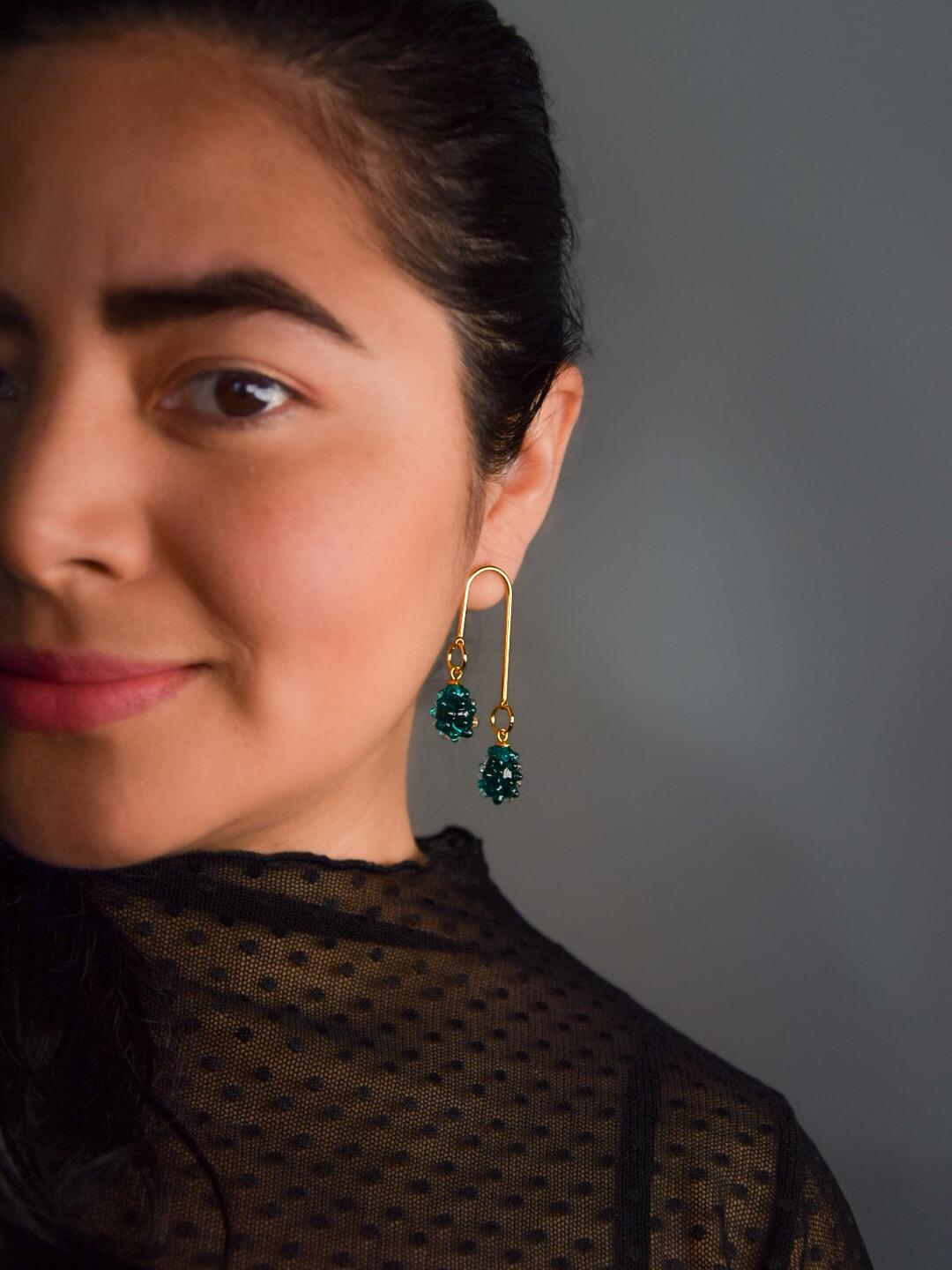 Emerald Tautropfen · Ohrringe