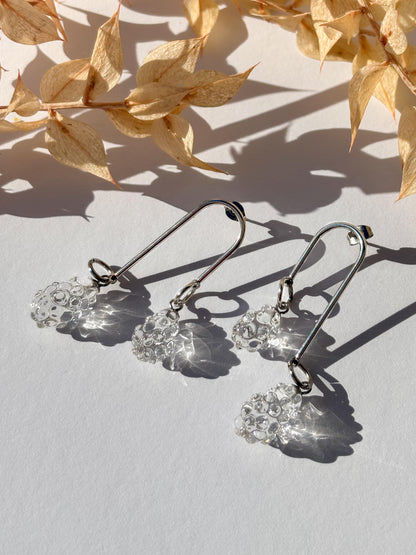 Silber Tautropfen · Ohrringe