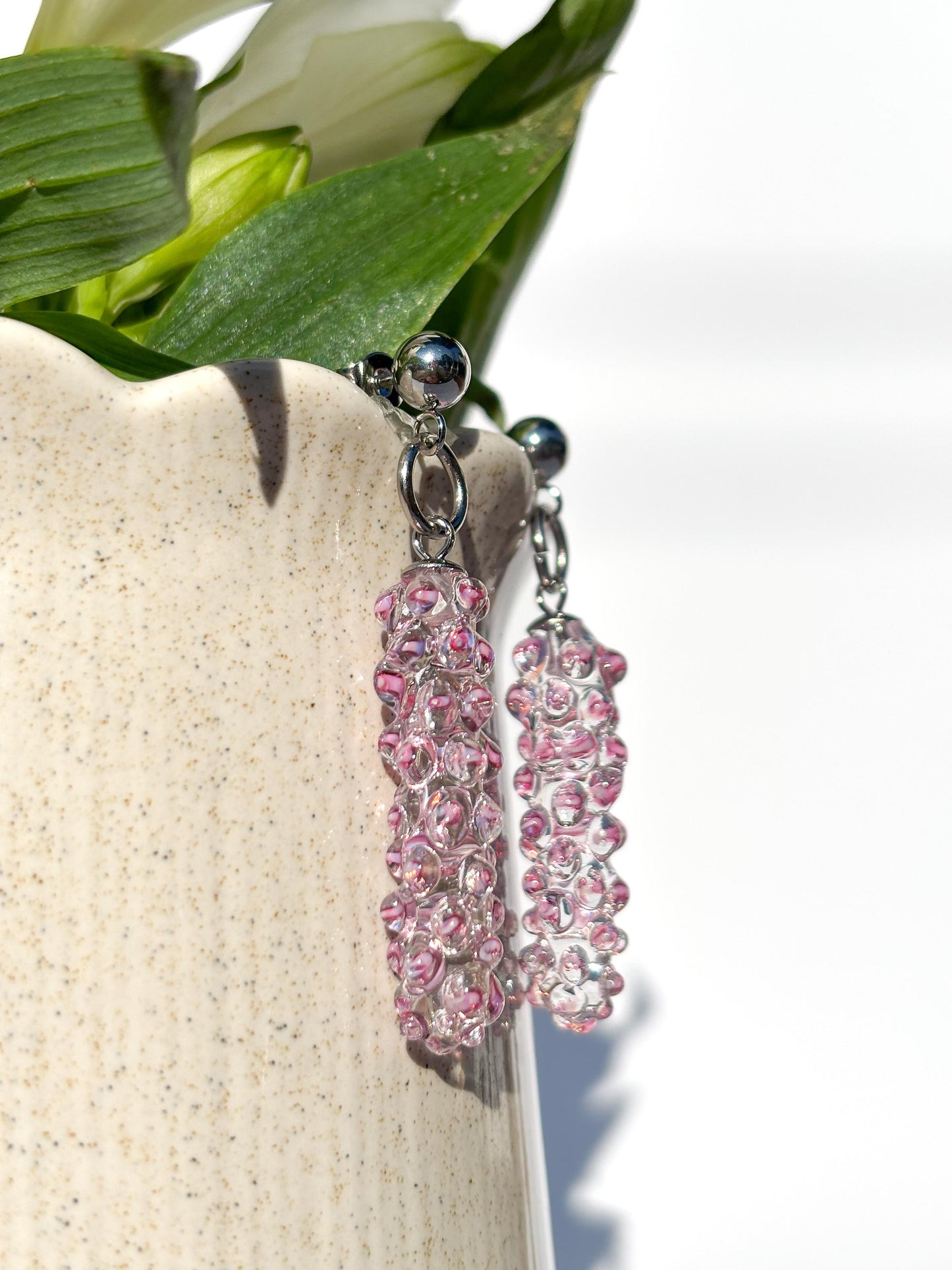 Säulen Rosé · Ohrringe