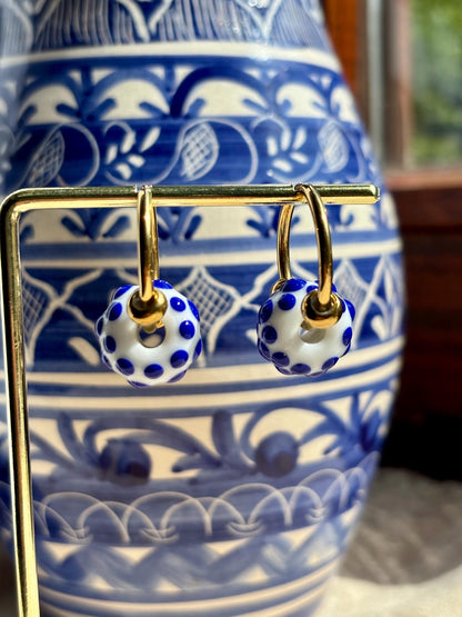 Creolen Lisboa Azul · Ohrringe