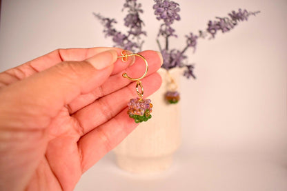 Purple Amber Green Dots Set