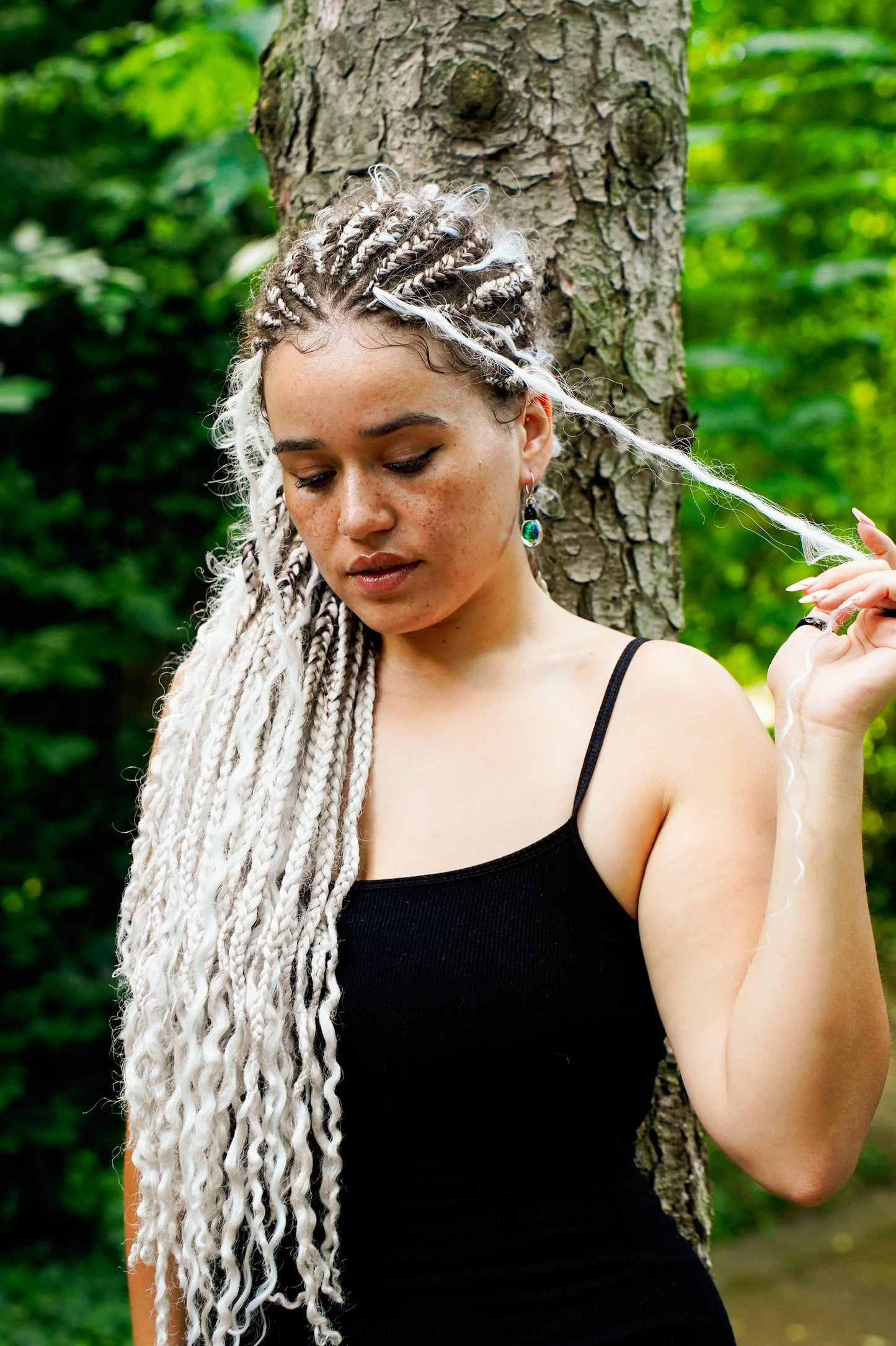 Noir Opal · Ohrringe