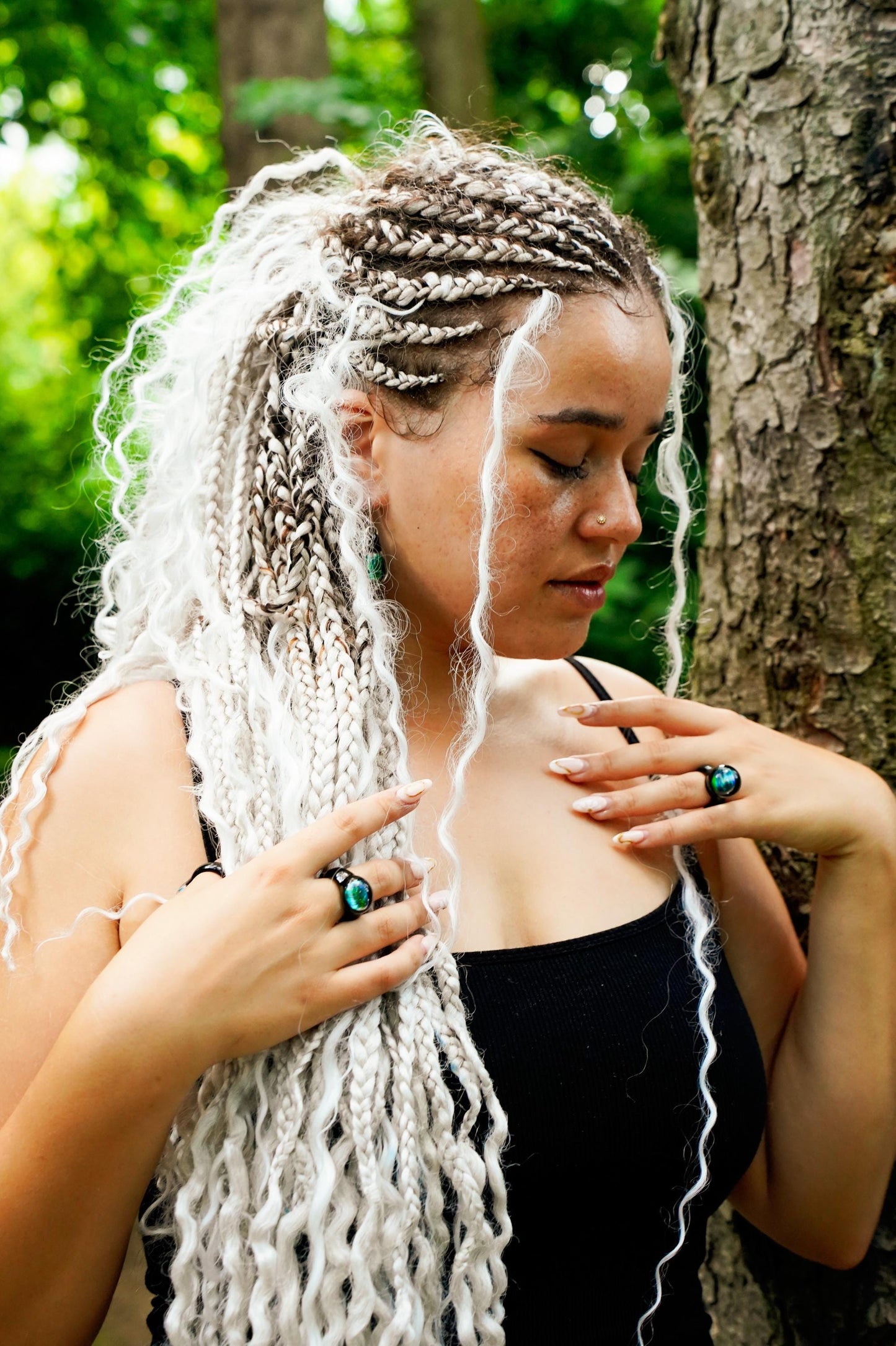 Noir Opal · Glasring