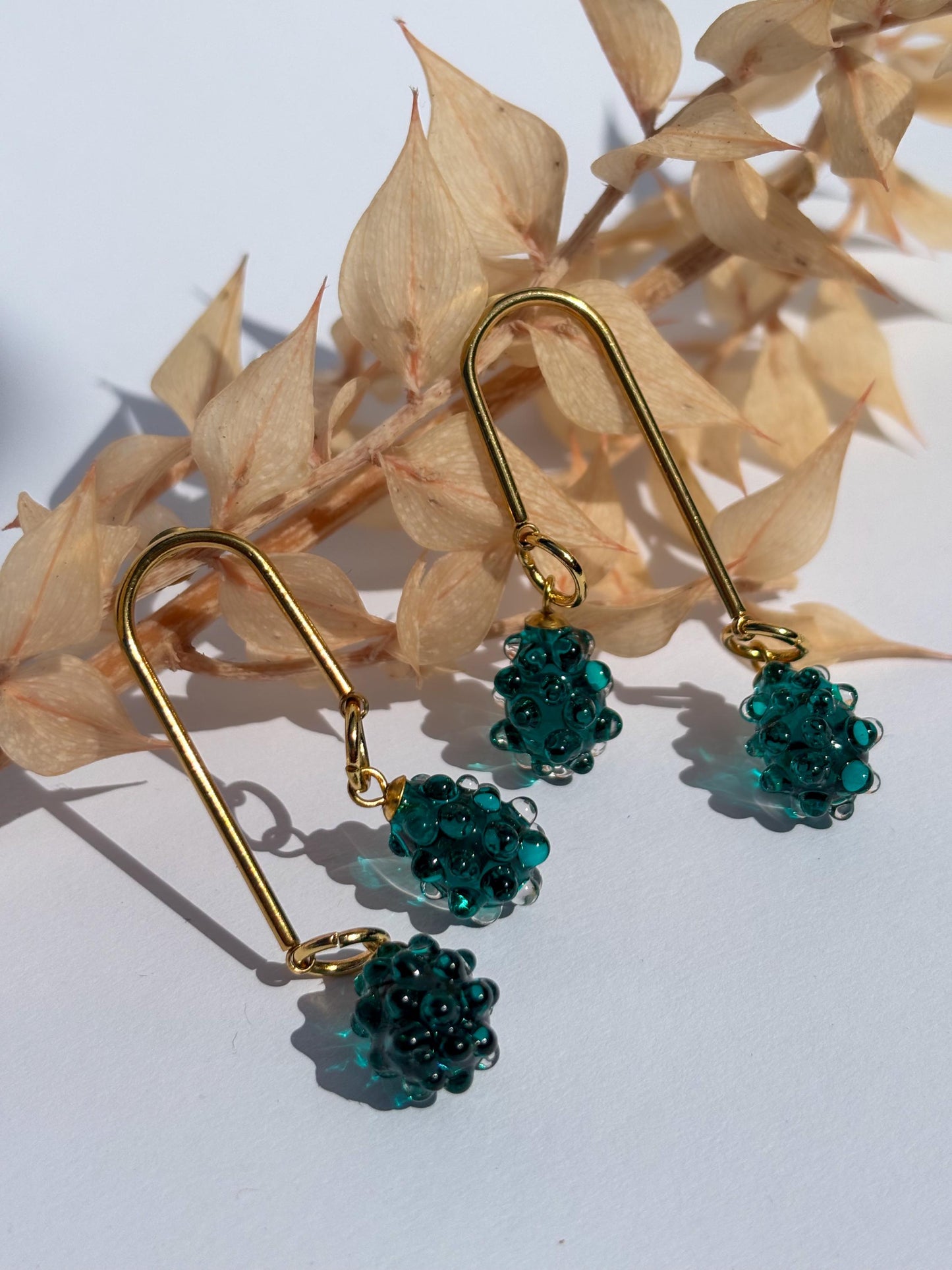 Emerald Tautropfen · Ohrringe