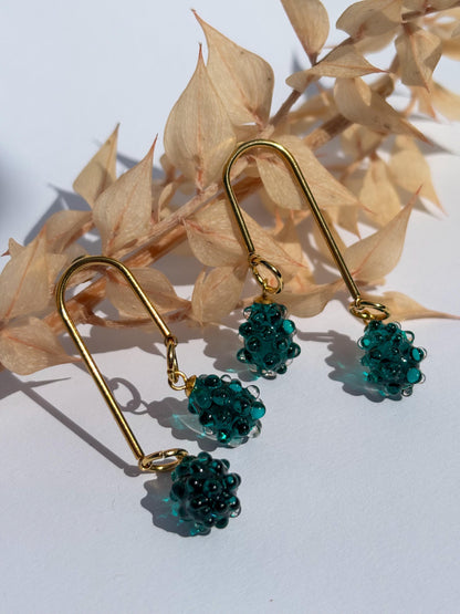 Emerald Tautropfen · Ohrringe